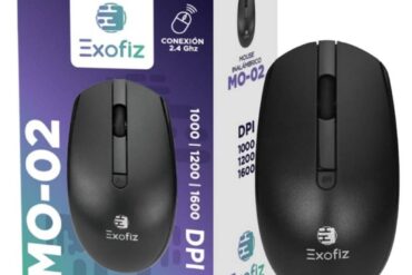 Mouse Inalámbrico MO-02 Negro