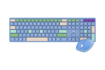 Teclado y Mouse Inalámbrico FANTECH WK895 GOPOP Azul