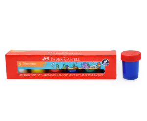 Temperas Faber-Castell 6 Unidades