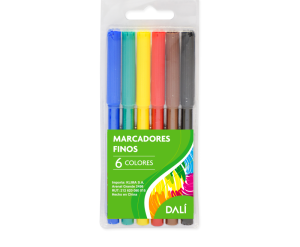 Marcadores De colores Filgo 6 Unidades